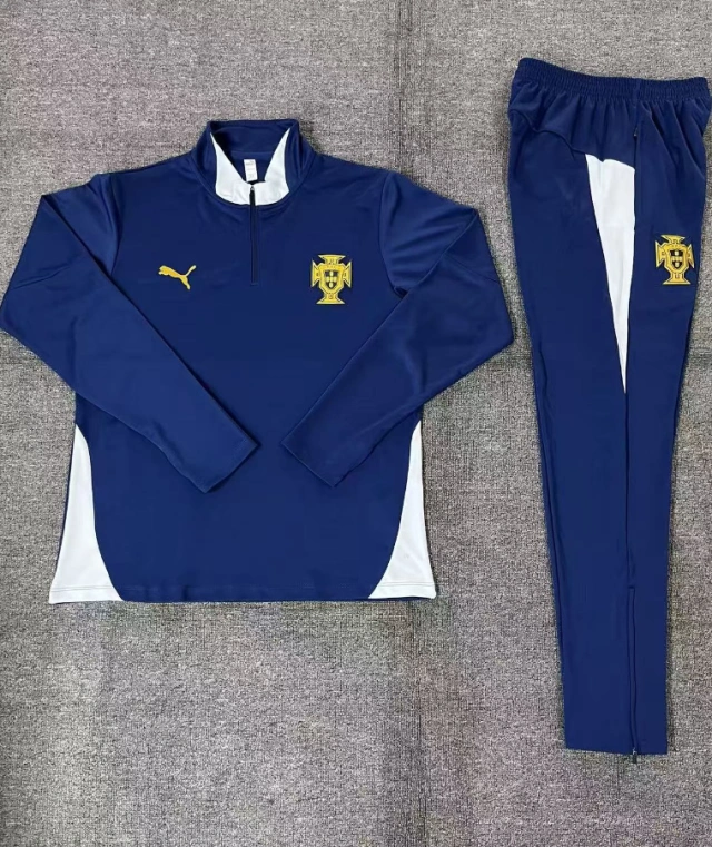 2025-26-New Season-Portugal Royal Blue-Children-Training Jersey