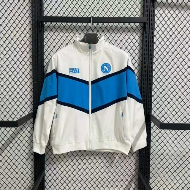 25-26 Napoli long-sleeved football training jersey/windbreaker jacket