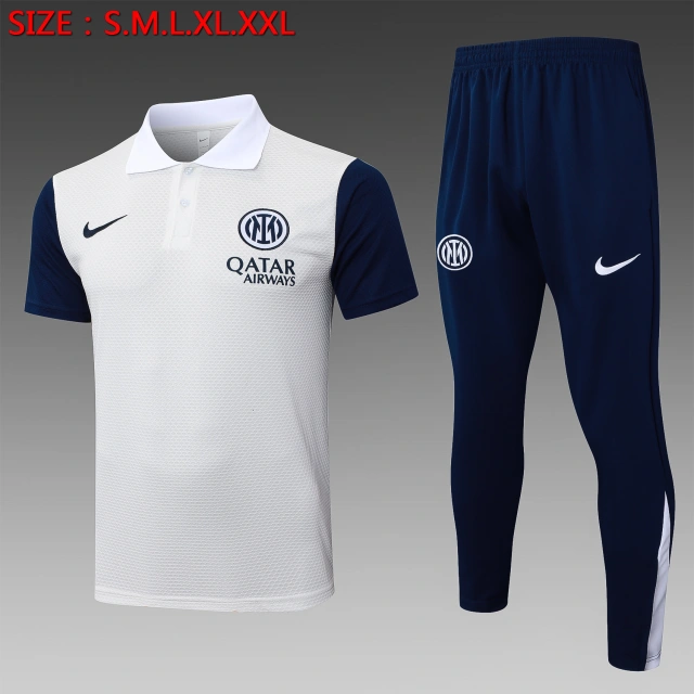 25-26 season Inter Milan off-white polo shirt training kit