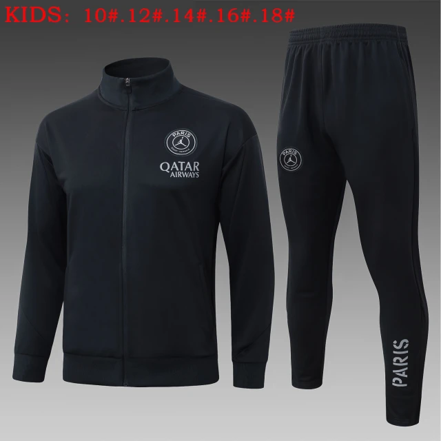 2025-26 Paris Long Zipper Children's Sportswear