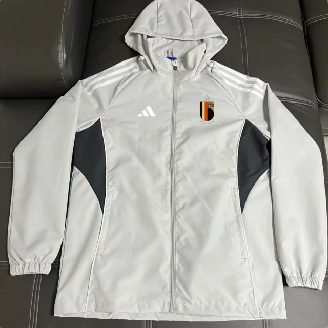 Belgium World Cup Hooded Training Windbreaker - Windbreaker Version