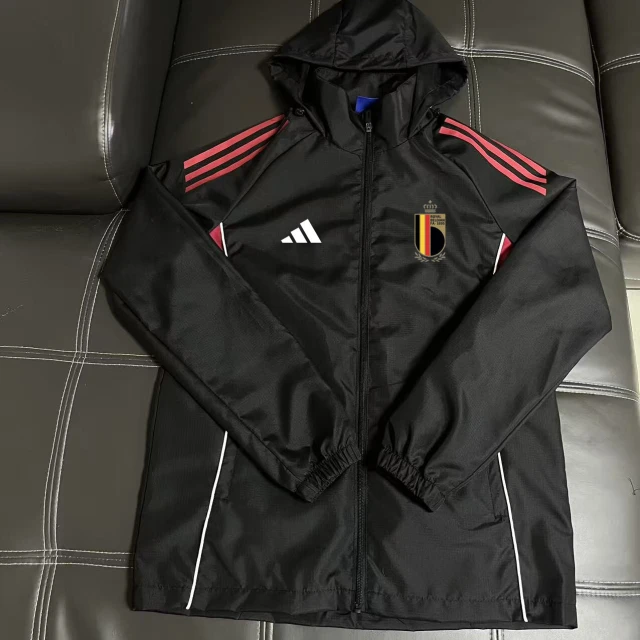 Belgium World Cup Hooded Training Windbreaker - Windbreaker Version