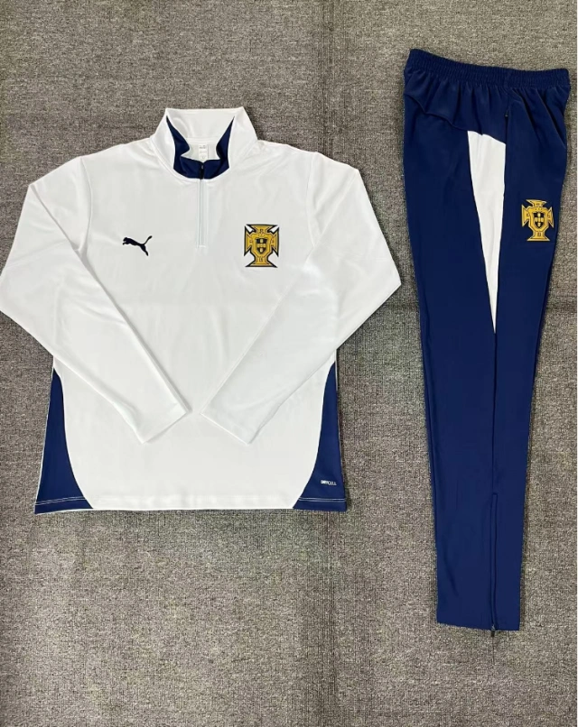 2025-26-New Season- Portugal White-Children's-Training Jersey