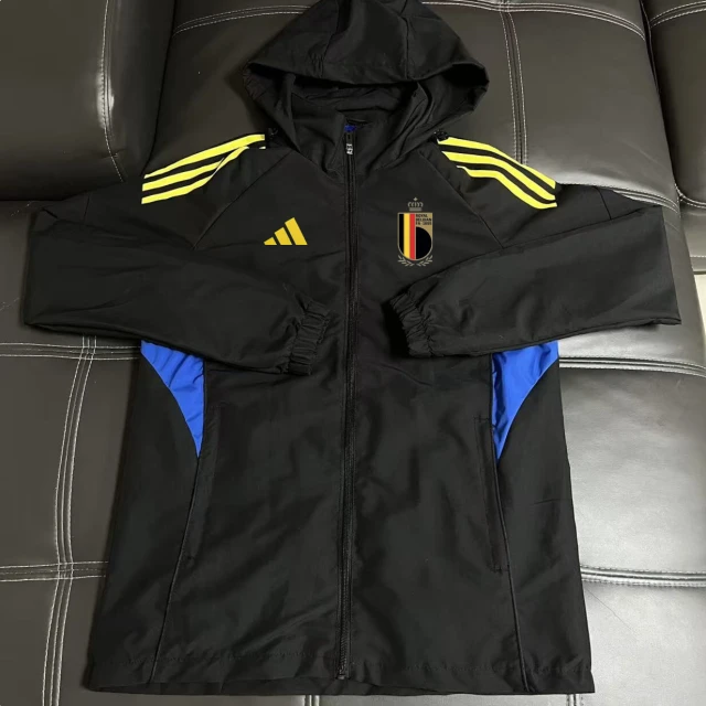 Belgium World Cup Hooded Training Windbreaker - Windbreaker Version