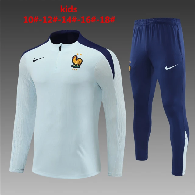 2025-26-New Season- French Light Blue-Children-Training Jersey