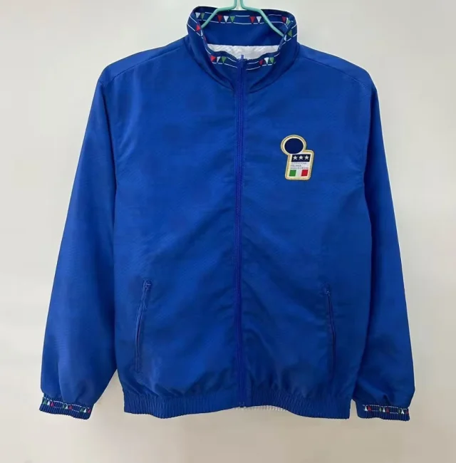 Italian football double-sided windproof jacket