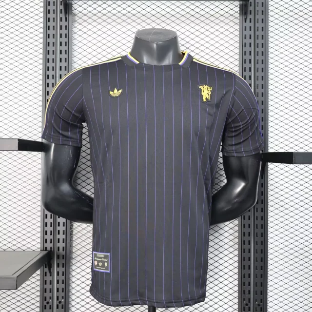 25-26 Manchester United Casual Black Jersey - Player Edition