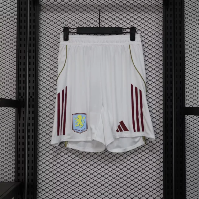 25-26 Aston Villa Home Shorts Jersey - Player Edition