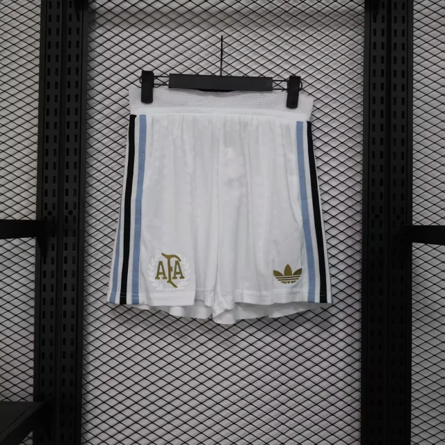 2025-26 Argentina Home Shorts White - Player Edition