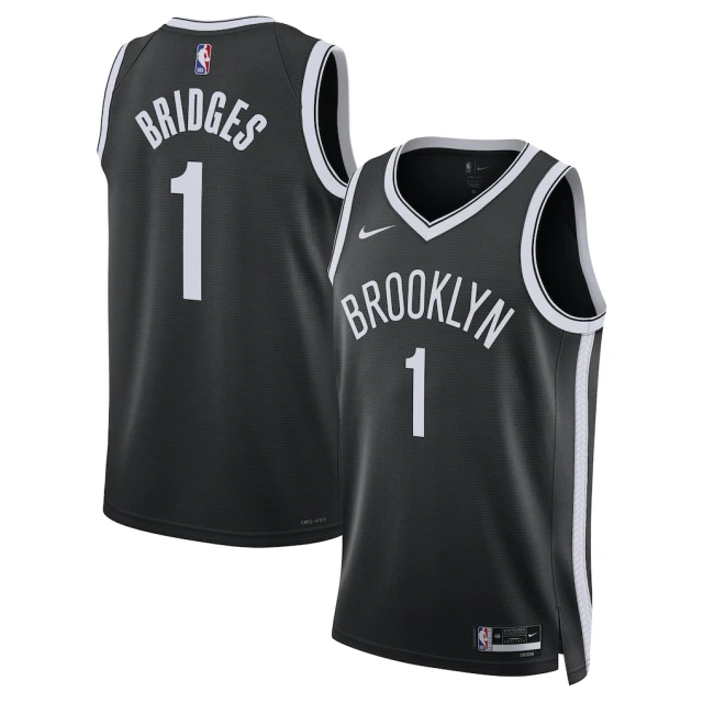 Mikal Bridges Brooklyn Nets Nike Unisex Swingman Jersey - Icon Edition - Black