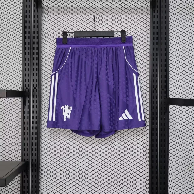 25-26 Manchester United Purple Shorts Jersey - Player Edition