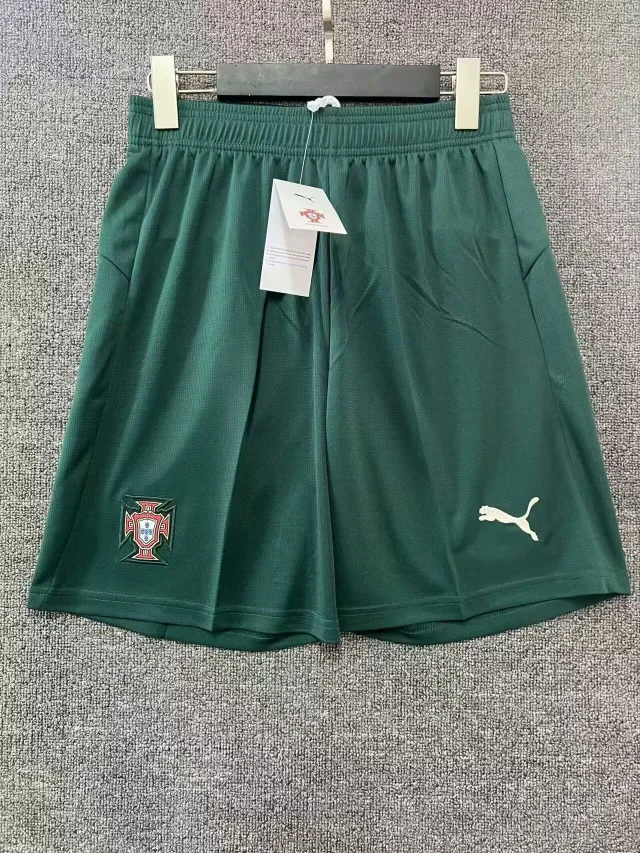 2025-26 Portugal Home Fan Version Shorts