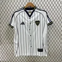 2025-26 Boca Juniors Baseball White Jersey - Fan Edition
