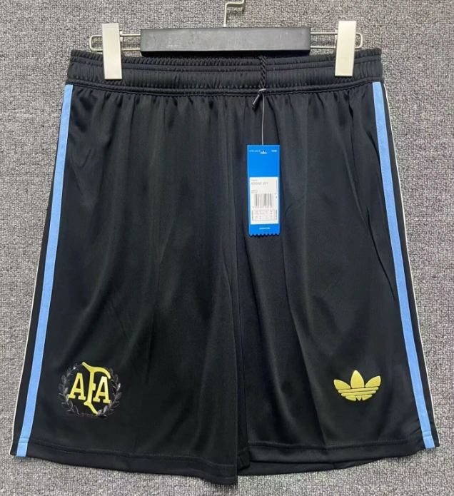 2025 Argentina Commemorative Edition Football Jersey Shorts