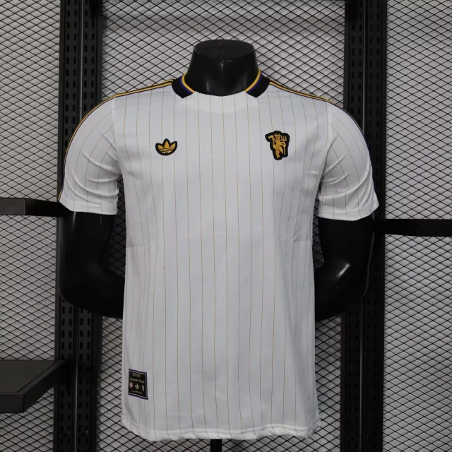 25-26 Manchester United Casual White Jersey - Player Edition