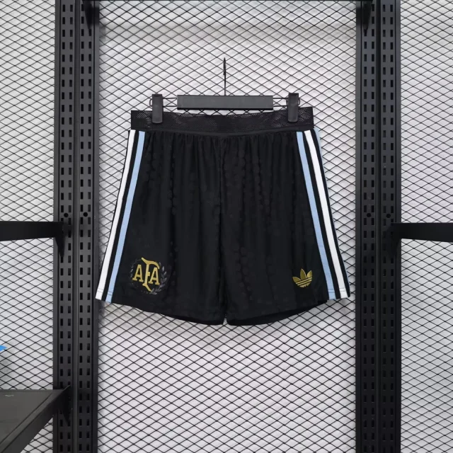 2025-26 Argentina Away Shorts Black - Player Edition