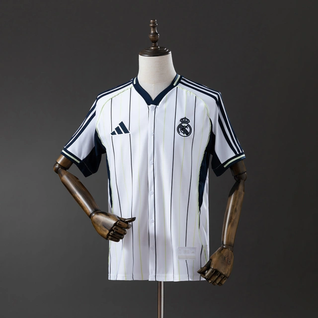 Real Madrid 25/26 Baseball - White Jersey