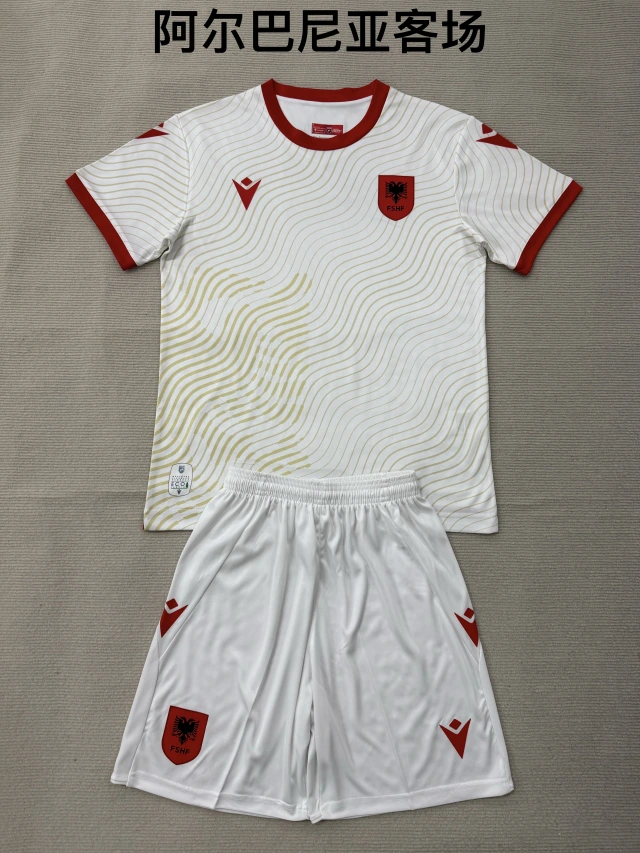 2026-27 Albania Away Fan Edition Jersey & Shorts Set (Adults)