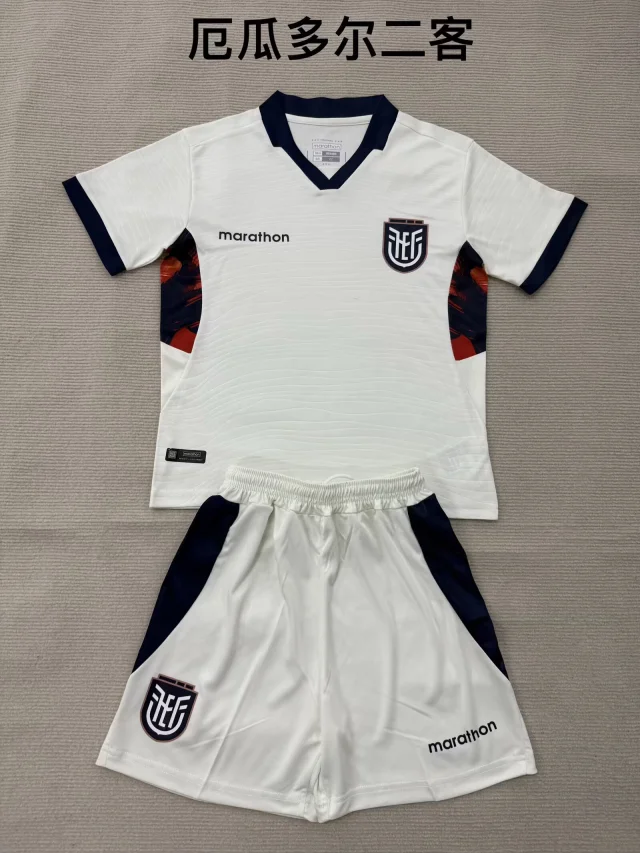 2026-27 Ecuador Second Away Fan Edition Jersey & Shorts Set (Kids)