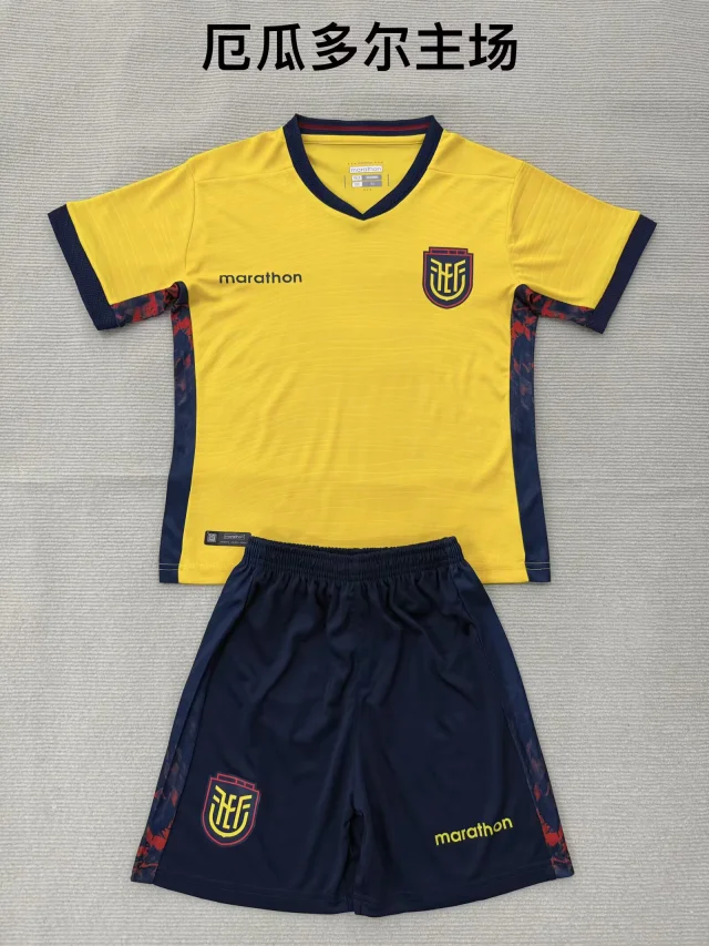 2026-27 Ecuador Home Fan Edition Jersey & Shorts Set (Adult)