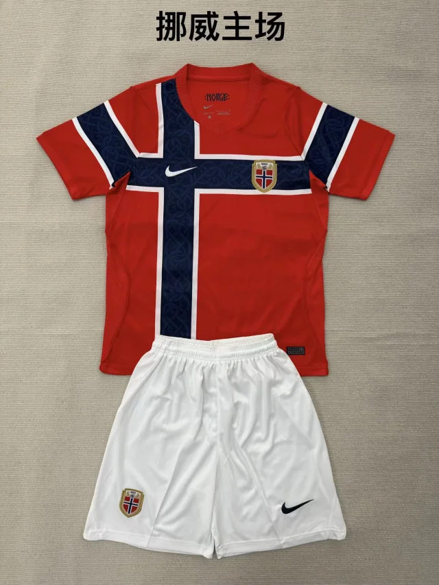 2026 Norway Fan Edition Jersey & Shorts Set (Adult)