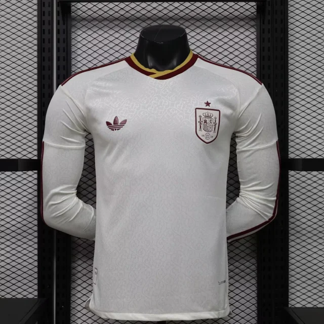 2026 Spain Away Player Version Long-Sleeve Jersey