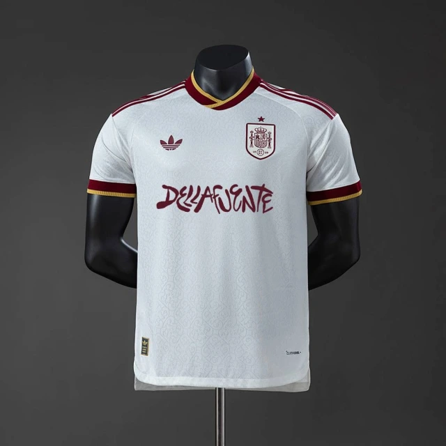 Dellafuente x Spain 2026 World Cup Special Edition Away Player Jersey (Customized)