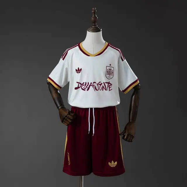 Dellafuente x Spain 2026 World Cup Special Edition Away Kit for Kids (Customized)