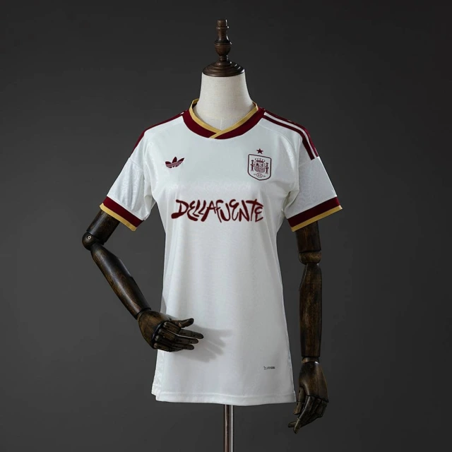 Dellafuente x Spain 2026 World Cup Special Edition Away Women's Jersey (Custom)