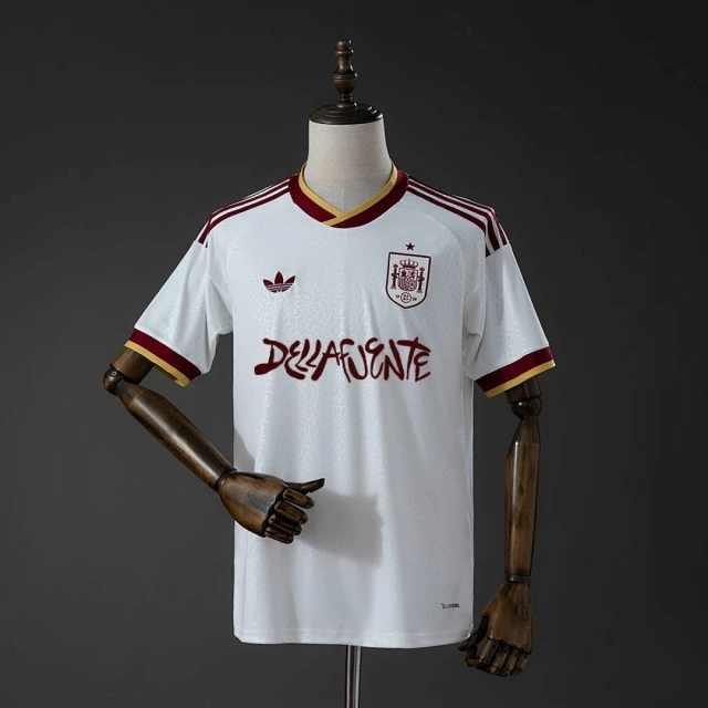 Dellafuente x Spain 2026 World Cup Special Edition Away Fan Jersey (Custom)