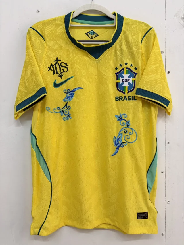 2026 Brazil Player Version Jersey (Custom Embroidery)