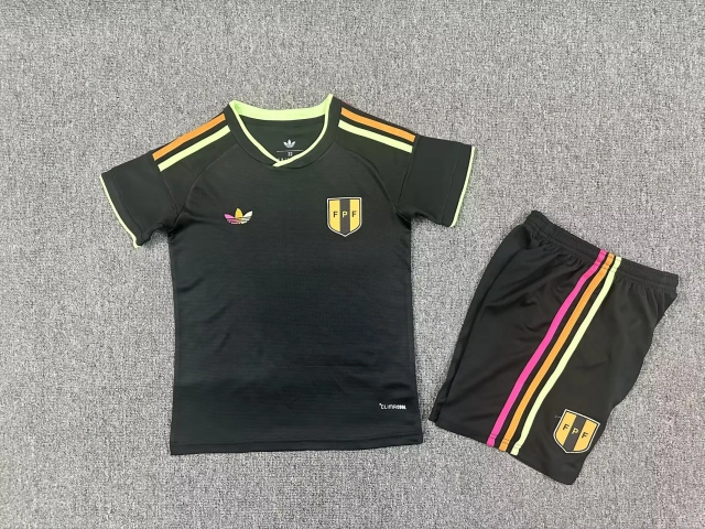 2026 Peru Away Fan Edition Jersey & Shorts Set (Kids)
