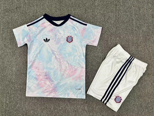 2026 Costa Rica Away Fan Edition Jersey & Shorts Set (Kids)