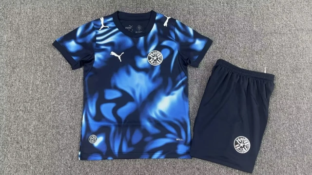 2026 Paraguay Away Fan Edition Jersey & Shorts Set (Kids)
