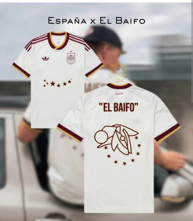2026 Spain Co-branded Custom Fan Edition Jersey
