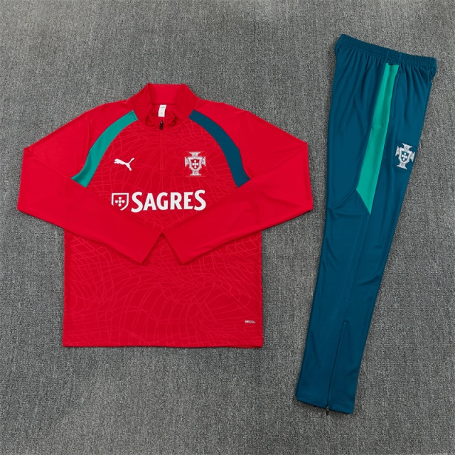 2026-27 Portugal Kids' Half-Zip Training Kit