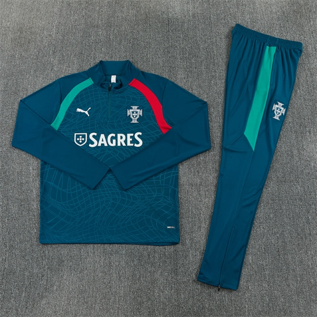 2026-27 Portugal Kids' Half-Zip Training Kit