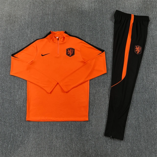2026-27 Netherlands Kids' Half-Zip Training Set