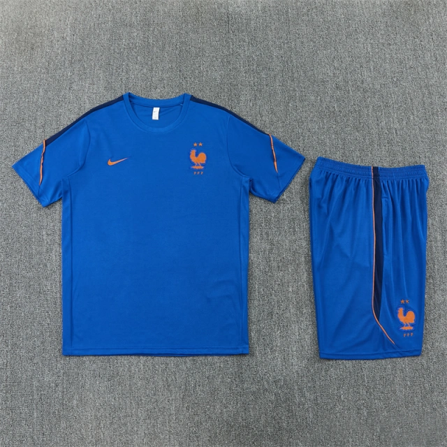 2026 France Kids' Short-Sleeve Training Kit