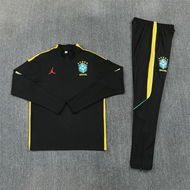 2026 Brazil Kids' Half-Zip Training Kit