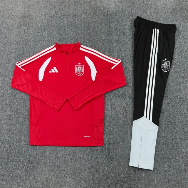 2026 Spain Kids' Half-Zip Training Kit