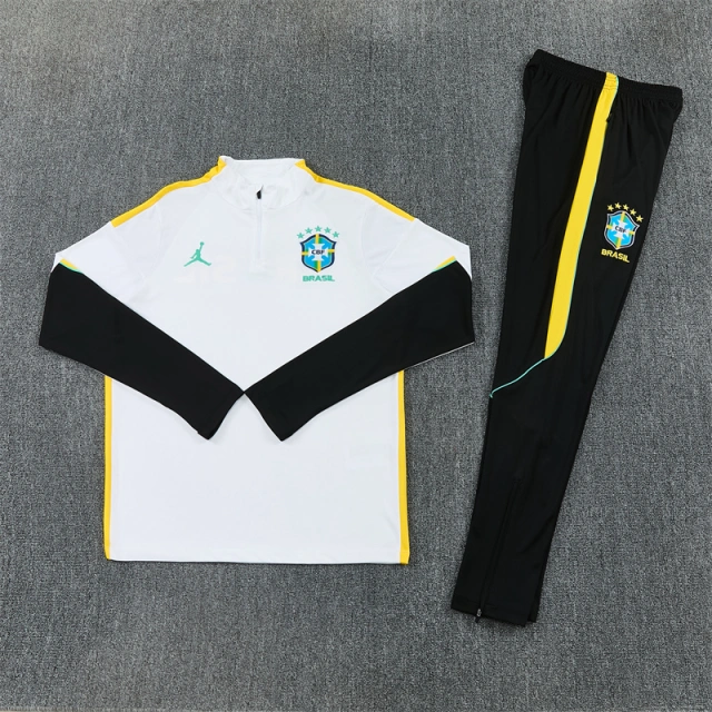 2026 Brazil Adult Half-Zip Training Suit