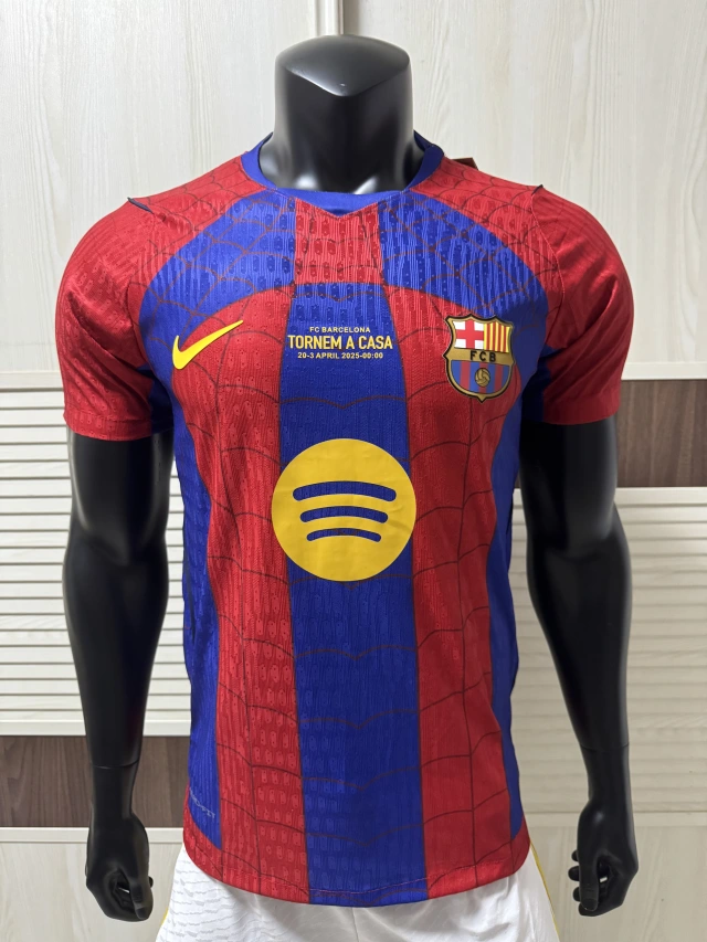 2026-27 Barcelona Spider-Man Player Edition Jersey