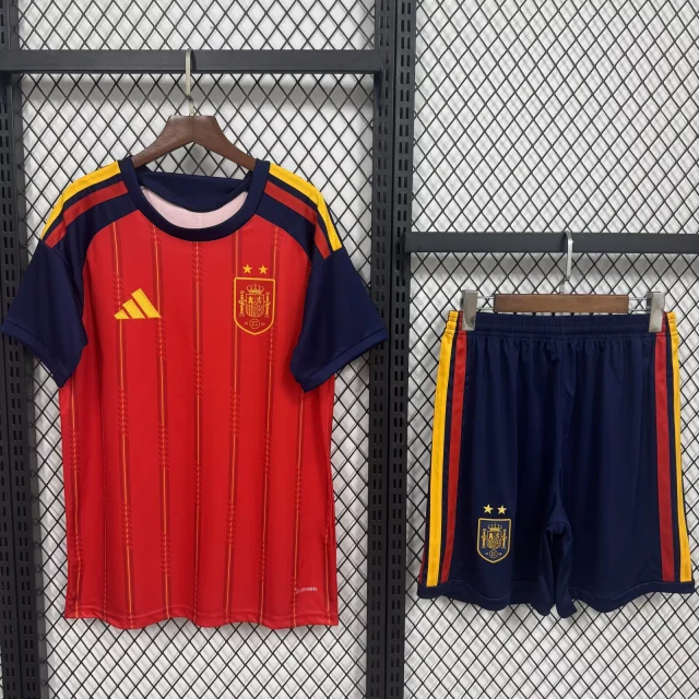 2026 Spain Home "Two-Star Champion" Fan Edition Adult Kit