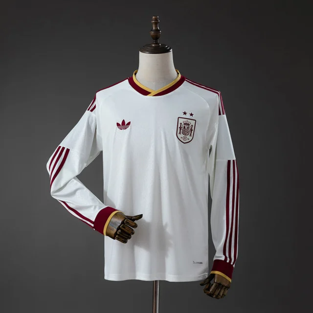 2026 Spanish Away Champions Two-Star Fan Edition Long-Sleeve Jersey