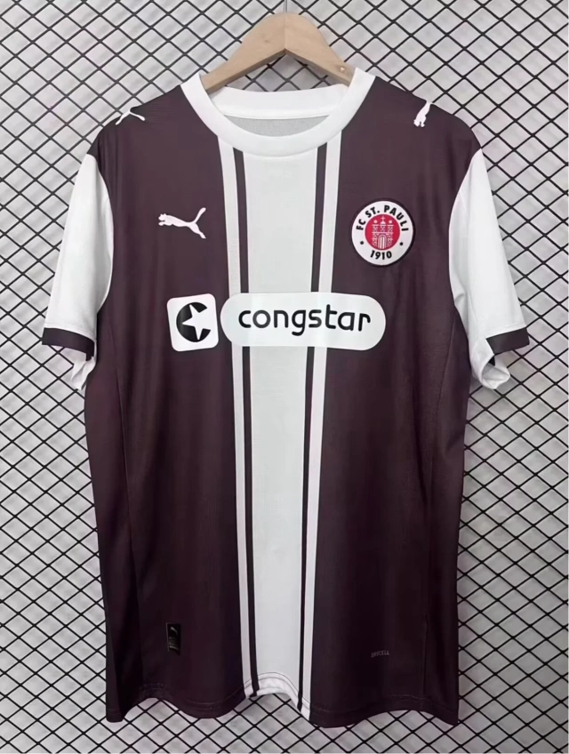 26/27 St. Pauli Home Soccer Jersey