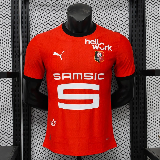 26/27 Stade Rennais Home Player Version Soccer Jersey