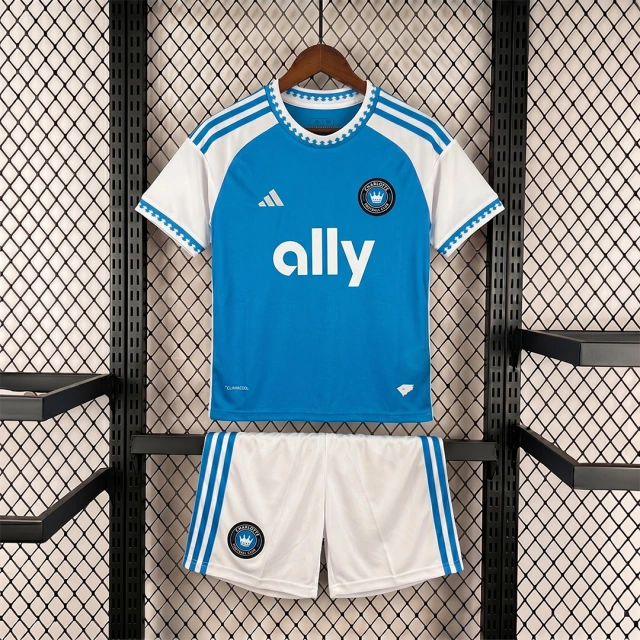2026 Charlotte FC Home Kids Soccer Jersey