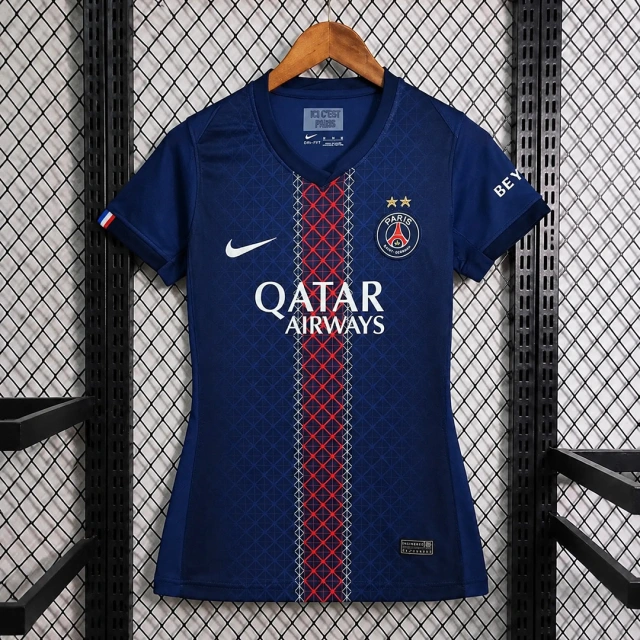25/26 PSG Home 2 Stars Women Soccer Jersey