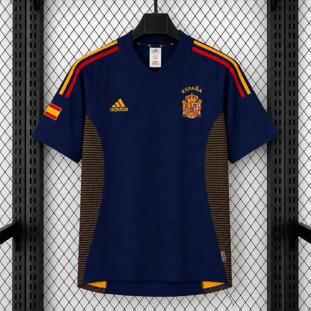 2002 Spain Third Retro Soccer Jersey